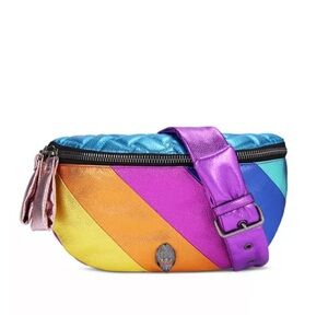 KURT GEIGER LONDON
Kensington Metallic Leather Belt Bag